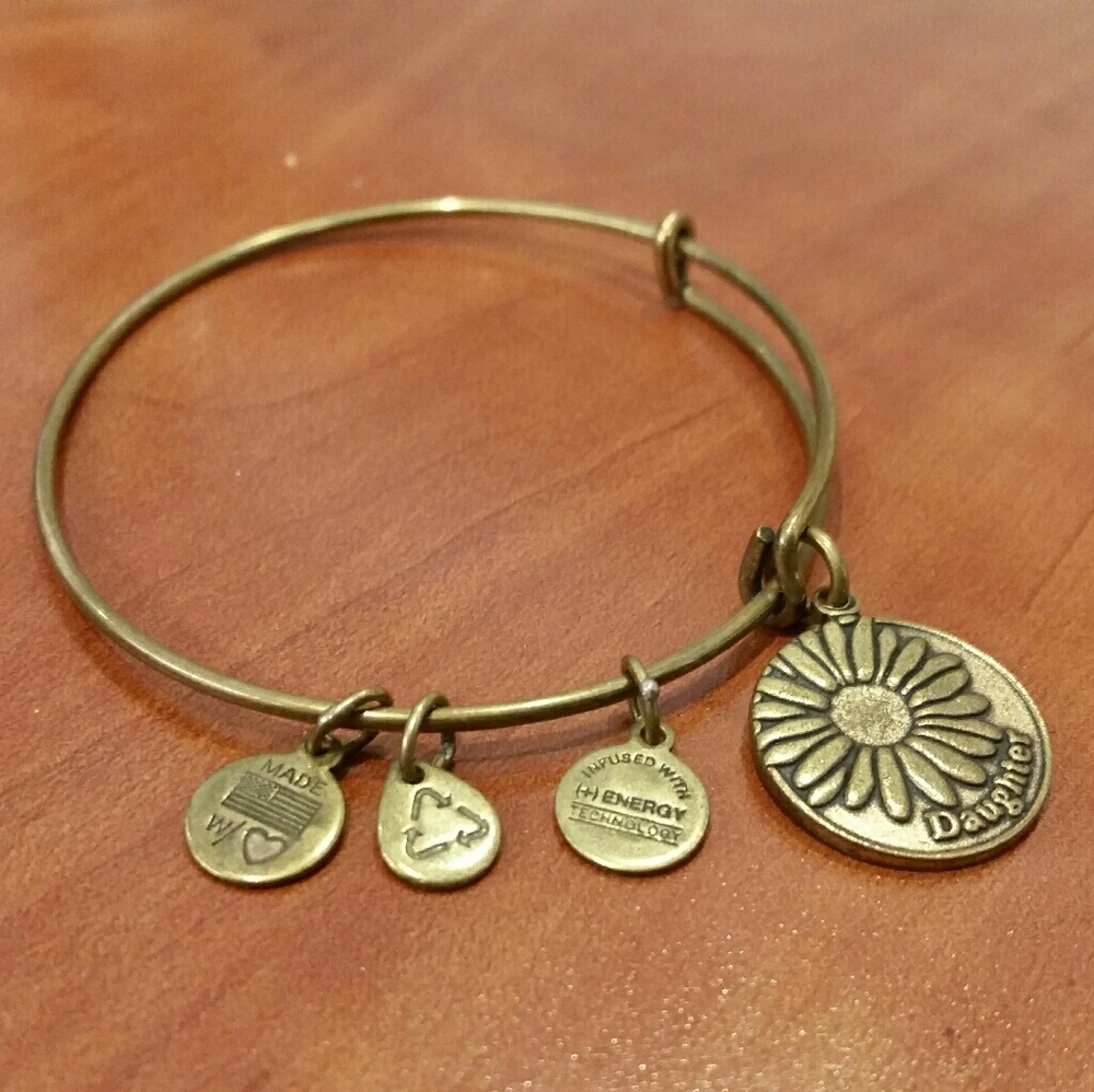 Alex and Ani Energy Bracelet Daughter Charms